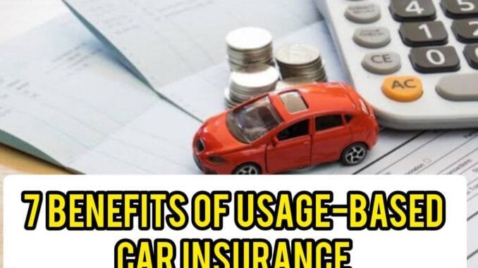 Usage-Based Car Insurance